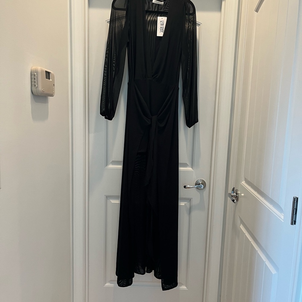 12th Tribe Black Long Sleeve Dress